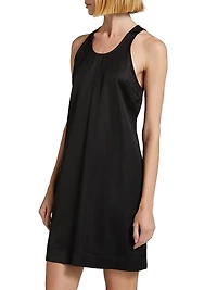 Chintz Scoopneck A-line Minidress