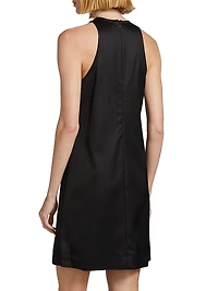 Chintz Scoopneck A-line Minidress