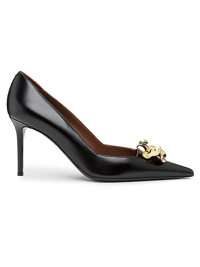 Raquel 85MM Leather Pumps