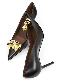 Raquel 85MM Leather Pumps
