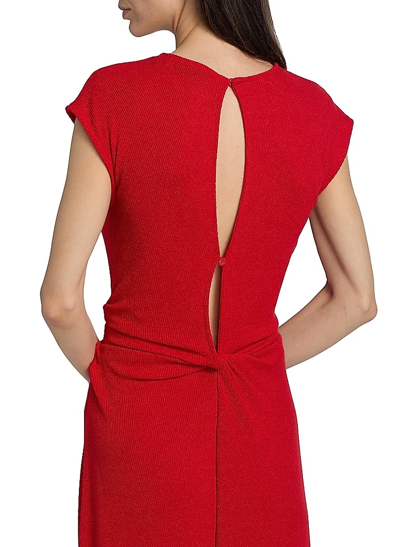 Miranda Ribbed Midi-Dress