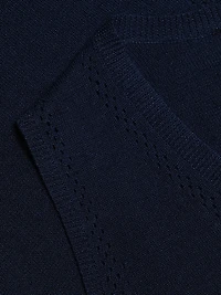 Heyde Linen-Blend Back Slit Sweater
