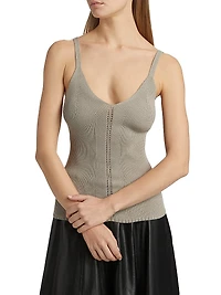 Gene Silk & Cotton Tank