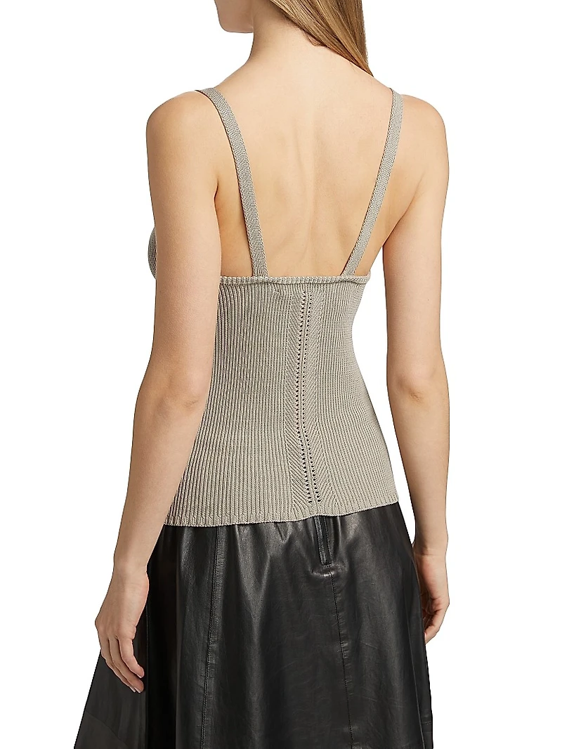 Gene Silk & Cotton Tank