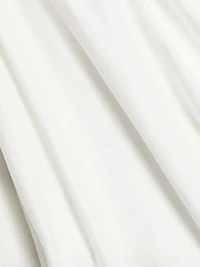 Austin Pleated Cotton A-Line Midi-Skirt