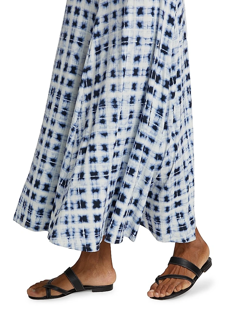 Jen Printed Jersey A-Line Dress