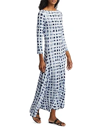 Jen Printed Jersey A-Line Dress
