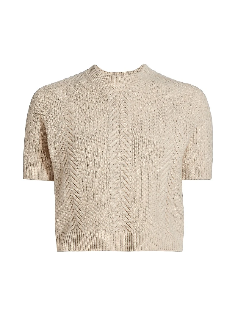 Cable-Knit Cashmere Sweater