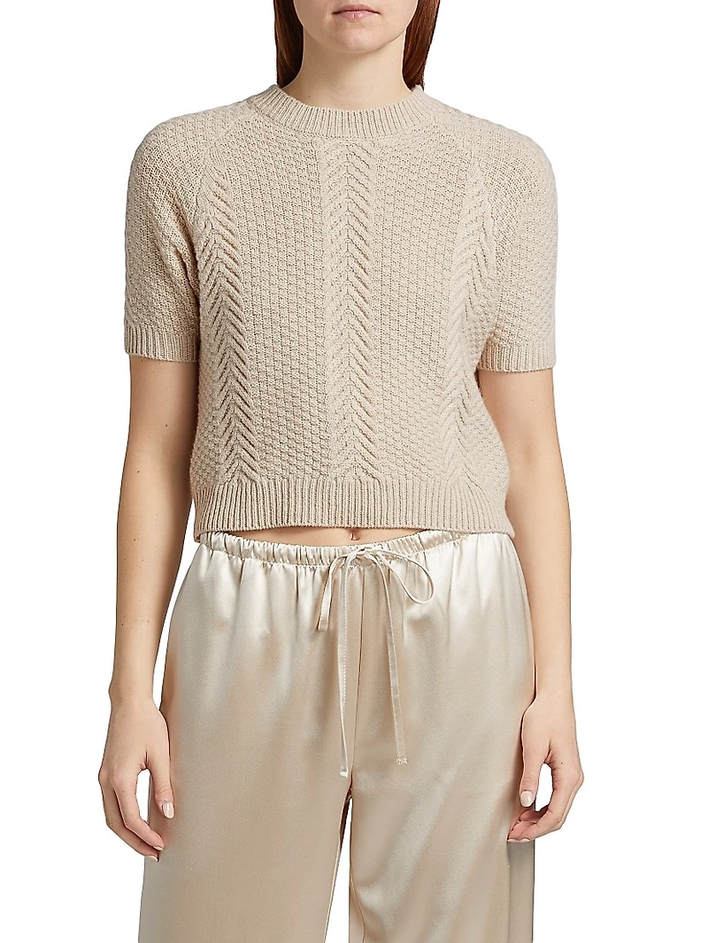 Cable-Knit Cashmere Sweater