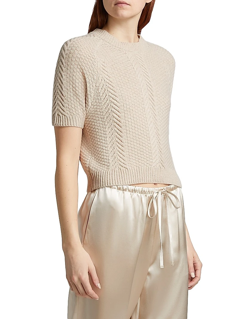 Cable-Knit Cashmere Sweater