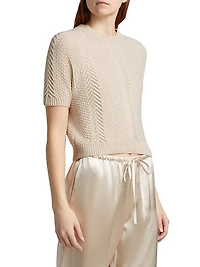 Cable-Knit Cashmere Sweater