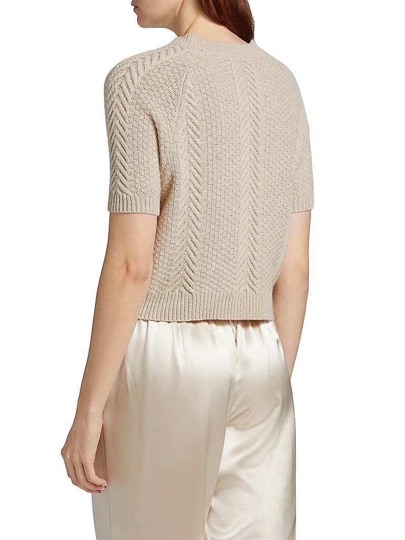 Cable-Knit Cashmere Sweater