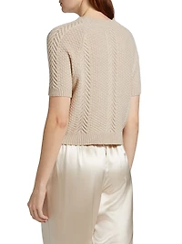 Cable-Knit Cashmere Sweater