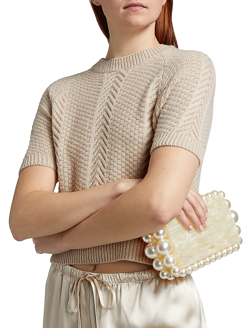 Cable-Knit Cashmere Sweater