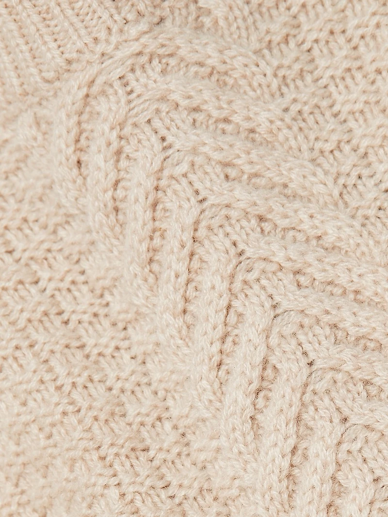 Cable-Knit Cashmere Sweater
