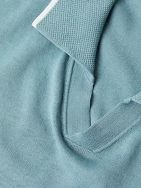 Tipped Collar Cotton Polo Shirt