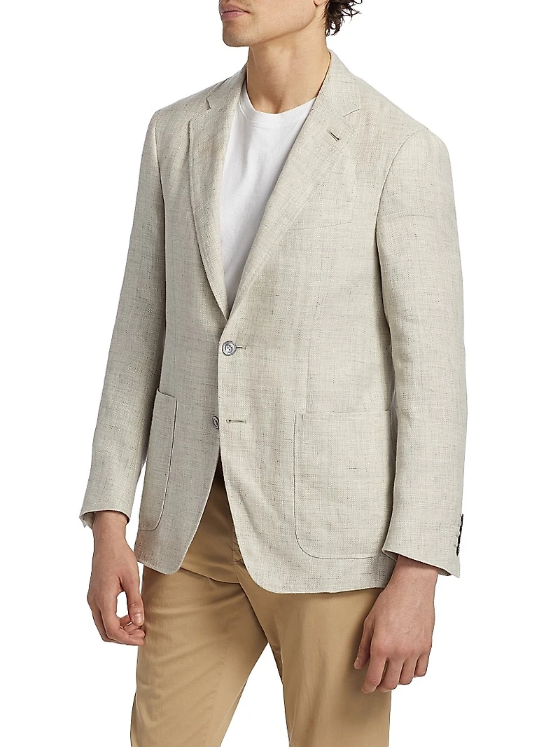 Kei Linen-Wool Sportcoat