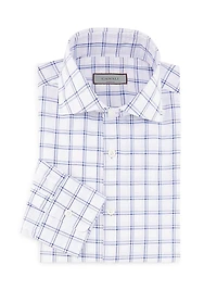 Plaid Cotton Sport Shirt