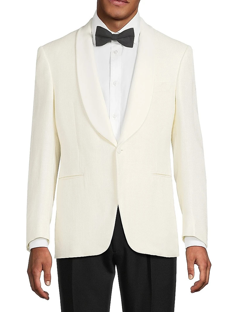 Shawl Lapel Silk-Wool Dinner Jacket
