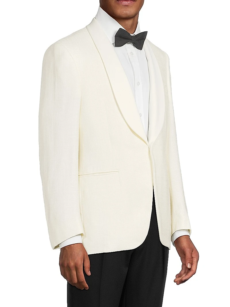 Shawl Lapel Silk-Wool Dinner Jacket