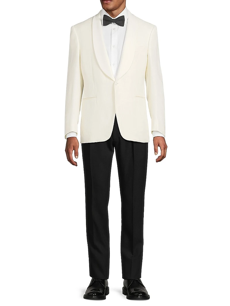 Shawl Lapel Silk-Wool Dinner Jacket