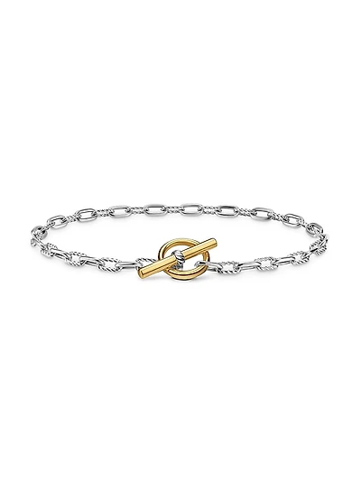 DY Madison Toggle Chain Bracelet Sterling Silver