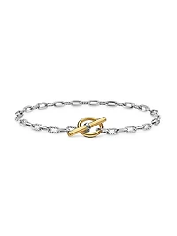 DY Madison Toggle Chain Bracelet Sterling Silver
