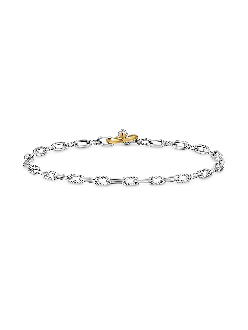 DY Madison Toggle Chain Bracelet Sterling Silver