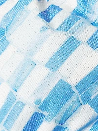 Sunset Tile Abstract Triangle Bikini Top