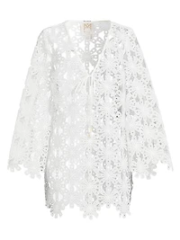 Viara Lace Cover-Up Minidress