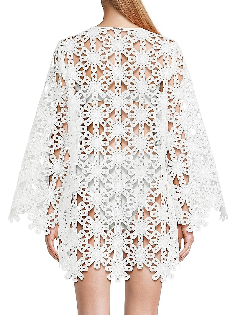 Viara Lace Cover-Up Minidress