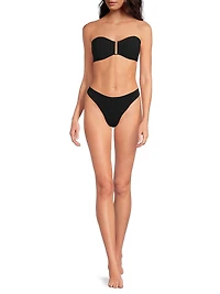 Margot Textured Bikini Bottom