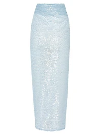 Sequined Mesh Sarong