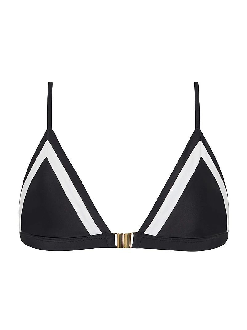 Positano Colorblocked Bikini Top