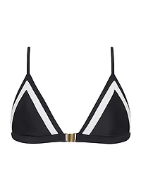 Positano Colorblocked Bikini Top