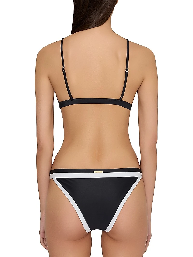 Positano Colorblocked Bikini Top