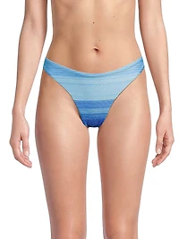 Margot Sunset Stripe Bikini Bottom