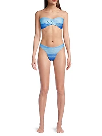 Margot Sunset Stripe Bikini Bottom