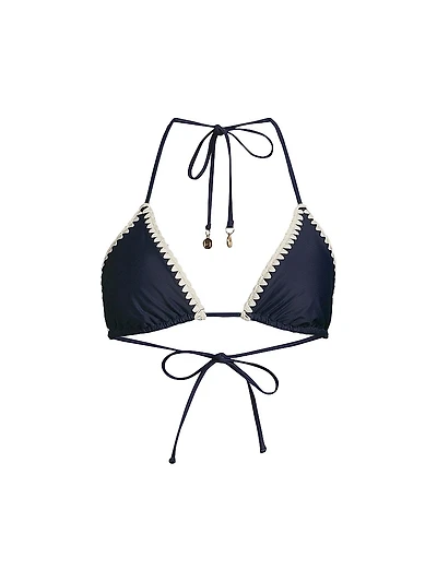 Plunging V-Halterneck Bikini Top