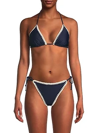 Plunging V-Halterneck Bikini Top