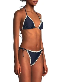 Plunging V-Halterneck Bikini Top
