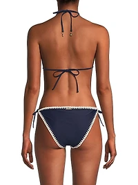 Plunging V-Halterneck Bikini Top