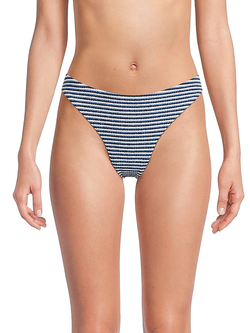 Margot Striped Bikini Bottom