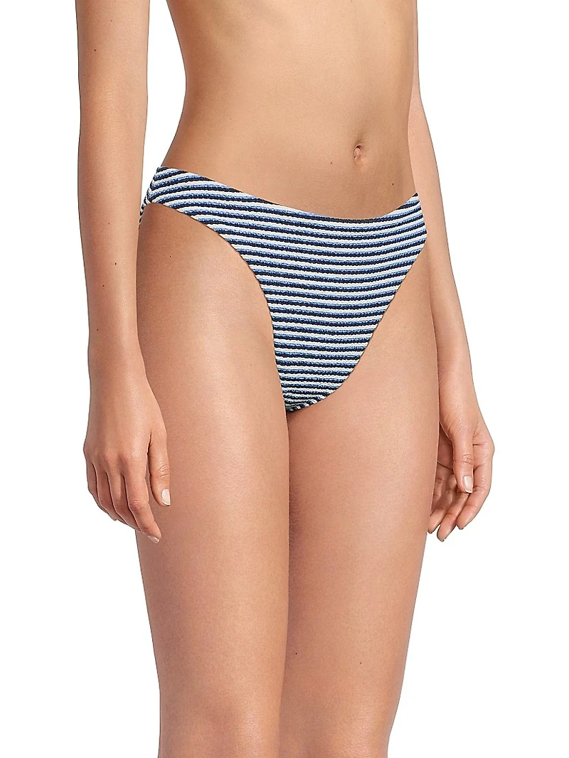 Margot Striped Bikini Bottom