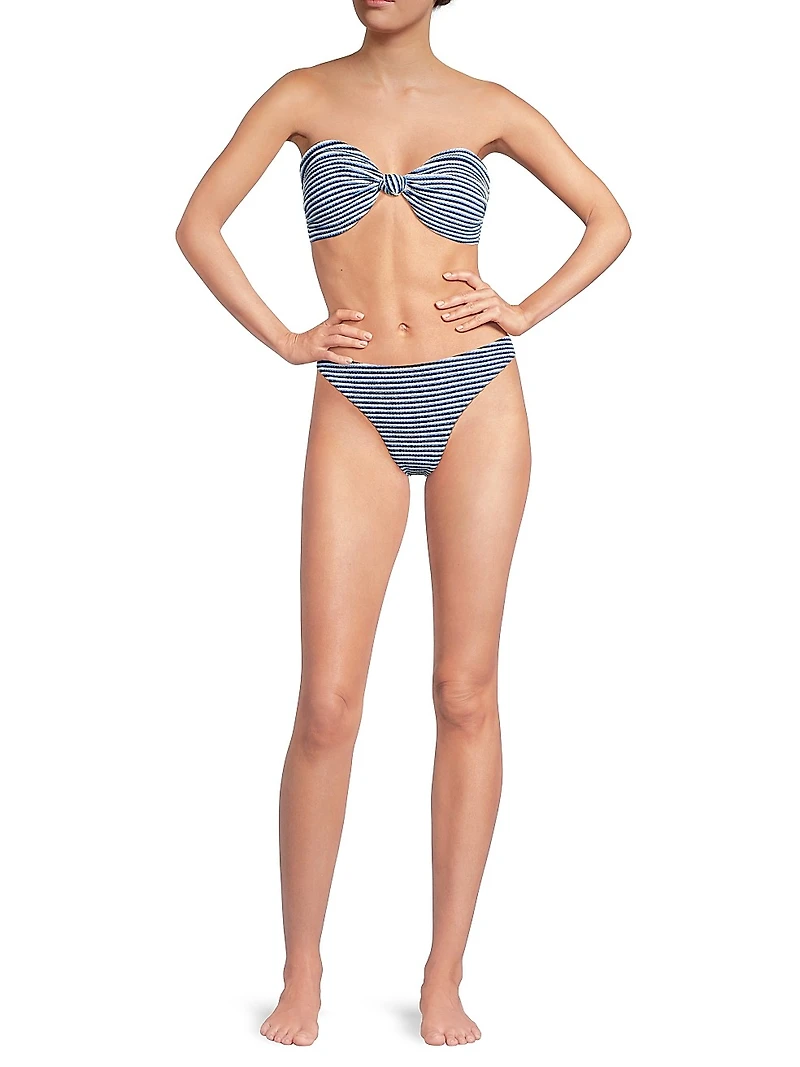 Margot Striped Bikini Bottom