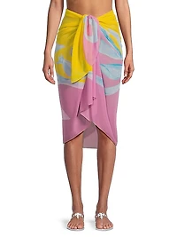 Floral Tie-Waist Sarong