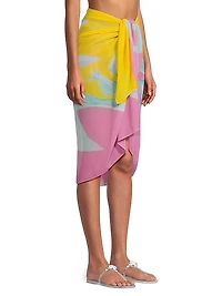 Floral Tie-Waist Sarong