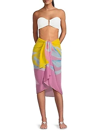 Floral Tie-Waist Sarong