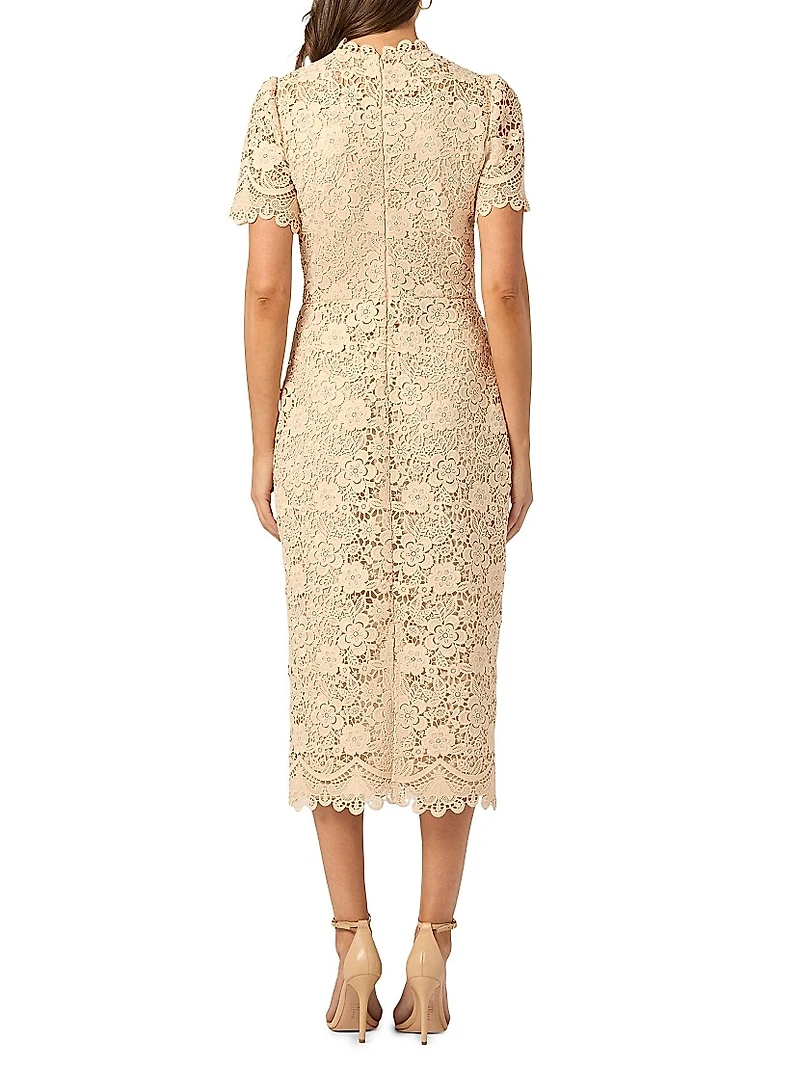 Vivienne Lace Midi-Dress