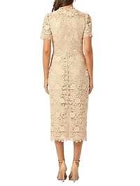 Vivienne Lace Midi-Dress